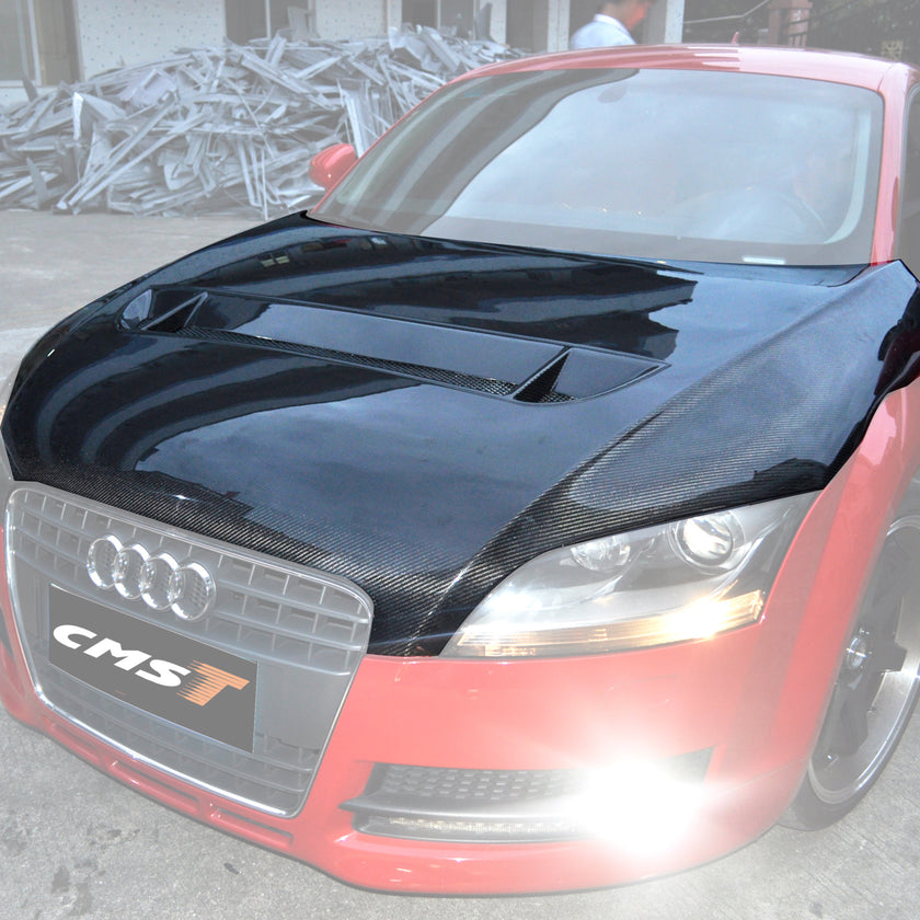 CMST Tuning Carbon Fiber Hood Bonnet Ver.1 For Audi TT TTS MK2 8J 2007-2015