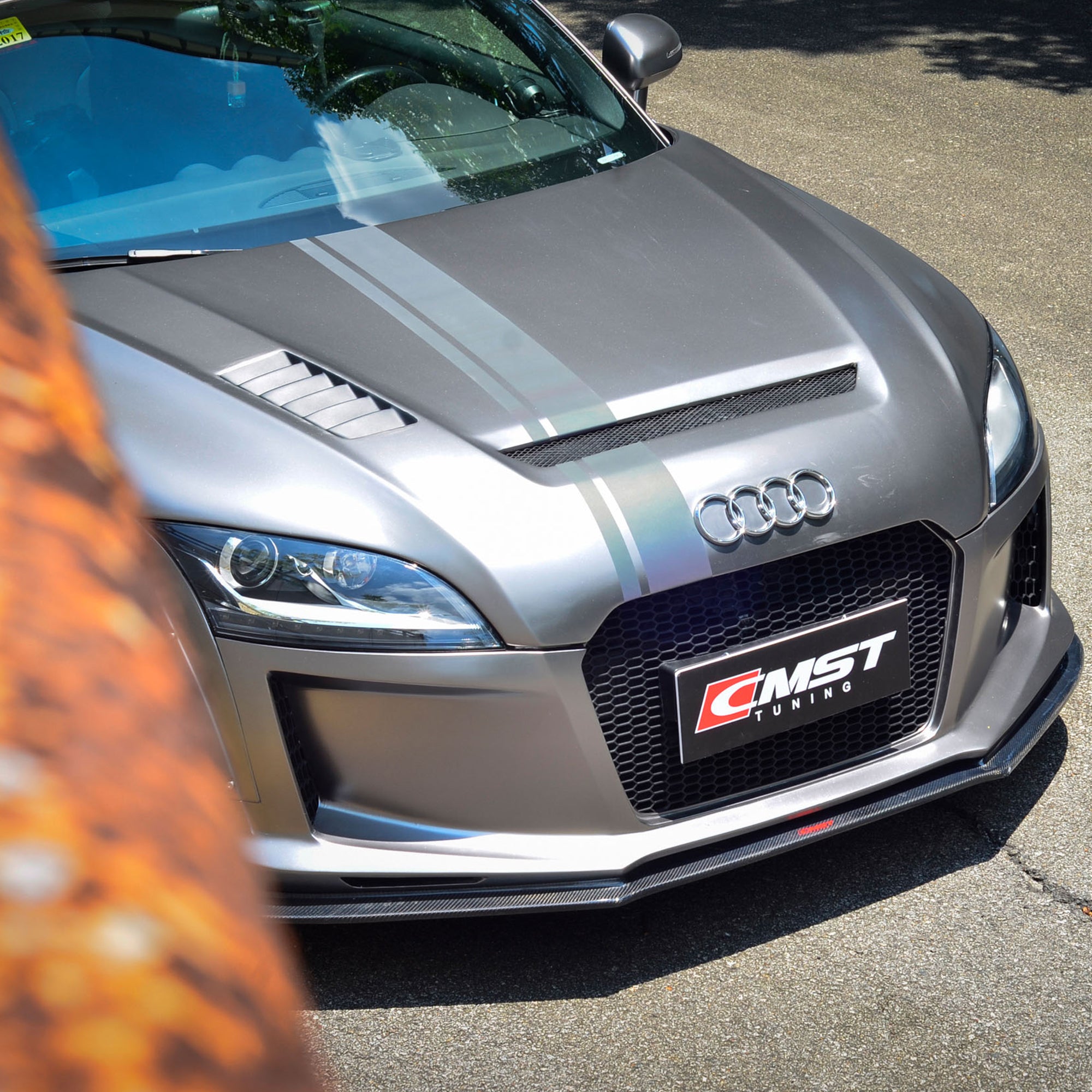 CMST Tuning Carbon Fiber Front Bumper & Front Lip For Audi TT TTS MK2 8J 2011-2015