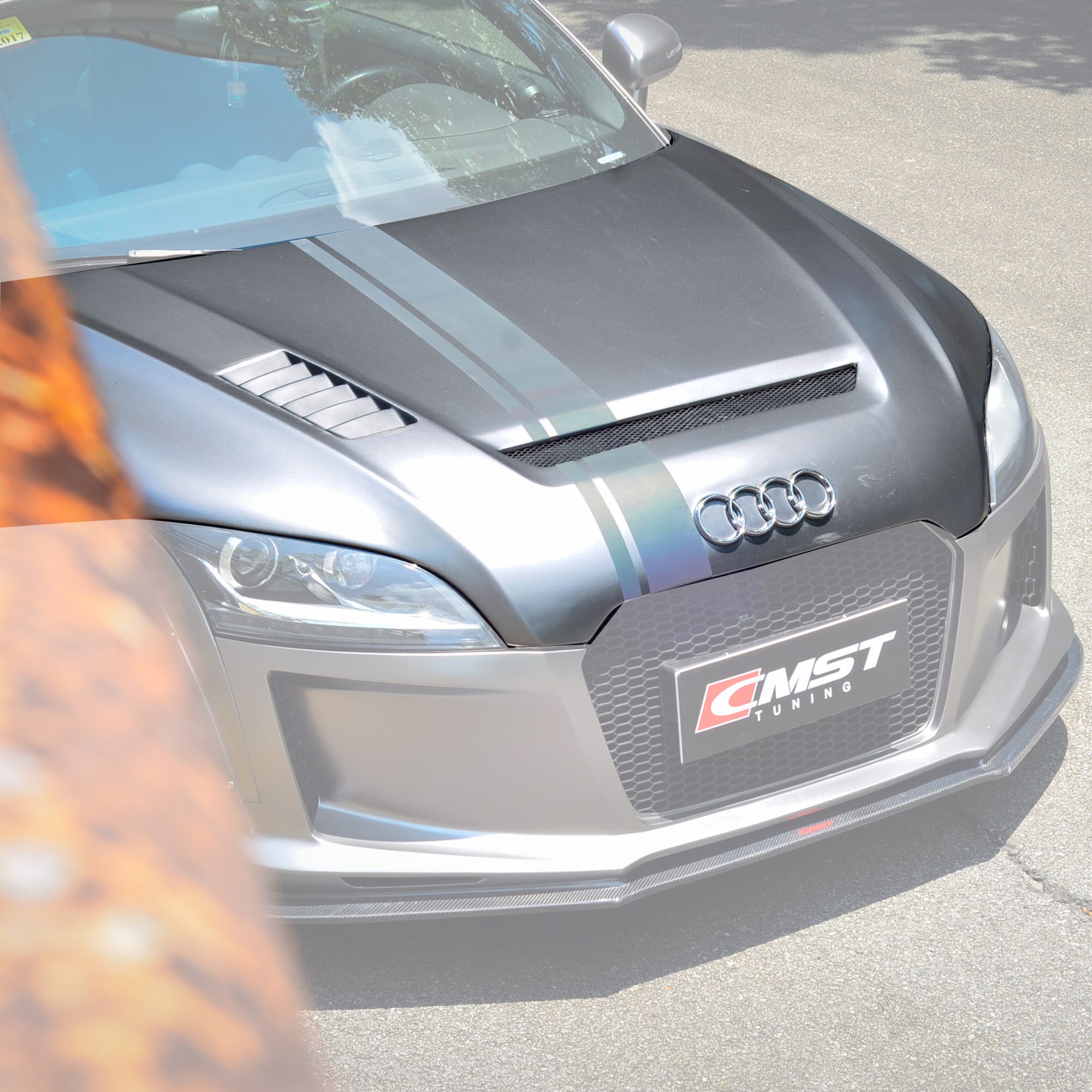 CMST Tuning Carbon Fibre Hood Bonnet  Ver.2 For Audi TT TTS MK2 8J 2007-2015