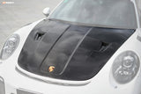 CMST Carbon Fiber GT2RS Style Hood For Porsche 911 991.1 991.2 Turbo GT3 GT3RS 718 Cayman Boxster