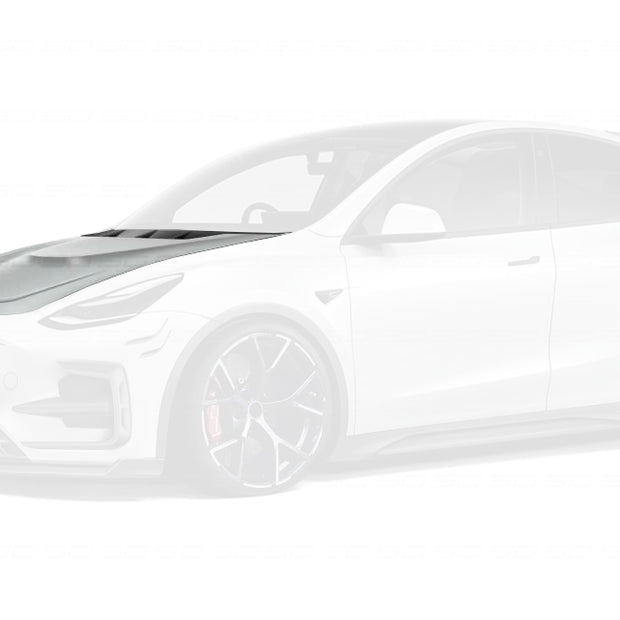 SD Dry Carbon Hood Bonnet For Tesla Model Y / Performance