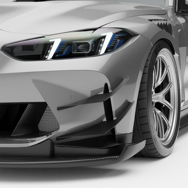 BMW M4 G82 Carbon Fiber Front Bumper Canards