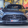 CMST Carbon Fiber Clear View Tempered Glass Transparent Hood Black Series Style for Mercedes Benz C190 AMG GT GTS GTC GTR 2015-2021 - Robot Bodykits