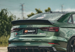 CMST Tuning Carbon Fiber Ducktail Rear Spoiler for Audi RS3 2018-2020 & S3 & A3 S Line & A3 2014-2020