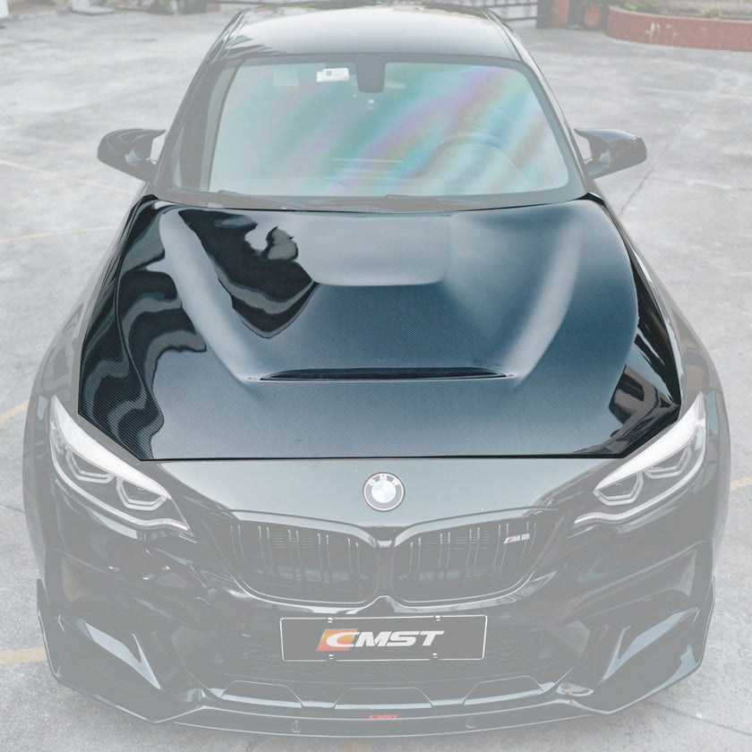 CMST Tuning Carbon Fiber GTS Style Vented Hood For BMW M2 / M2C F87 2 Series F22 2014-ON - Robot Bodykits