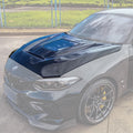CMST Tuning Carbon Fiber Tempered Glass Transparent Hood For BMW M2 / M2C F87 2 Series F22 2014-ON - Robot Bodykits