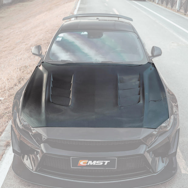 CMST Carbon Fiber Hood Ver.1 for Ford Mustang S550.2 2018-ON