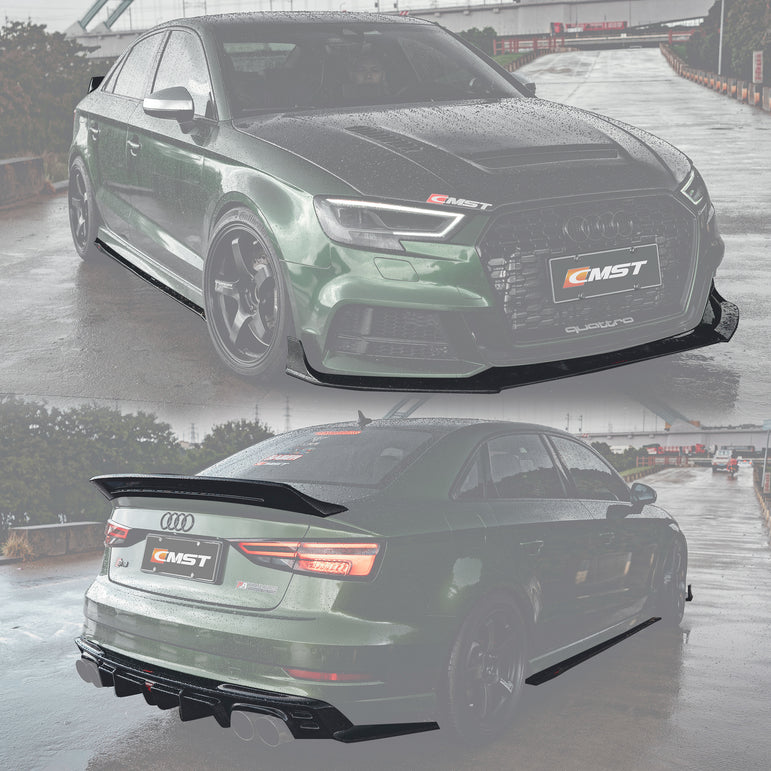 CMST Carbon Fiber Body Kit for AUDI A3 S Line & S3 2017-2020 8v.5 Sedan - Robot Bodykits