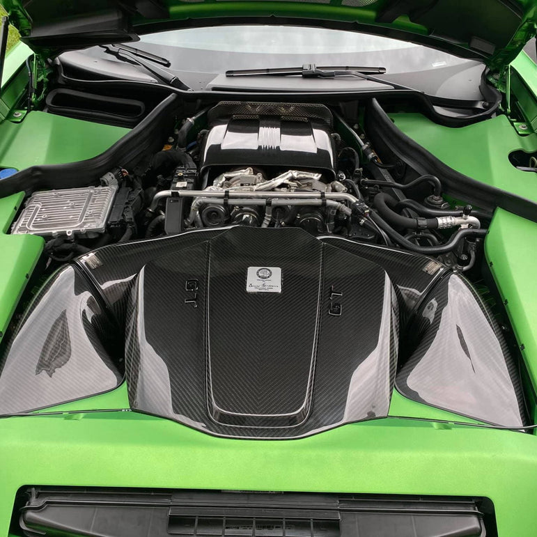 CMST Carbon Fiber Engine Cover for Mercedes Benz AMG GT & GTS & GTC & GTR 2015-ON - Robot Bodykits