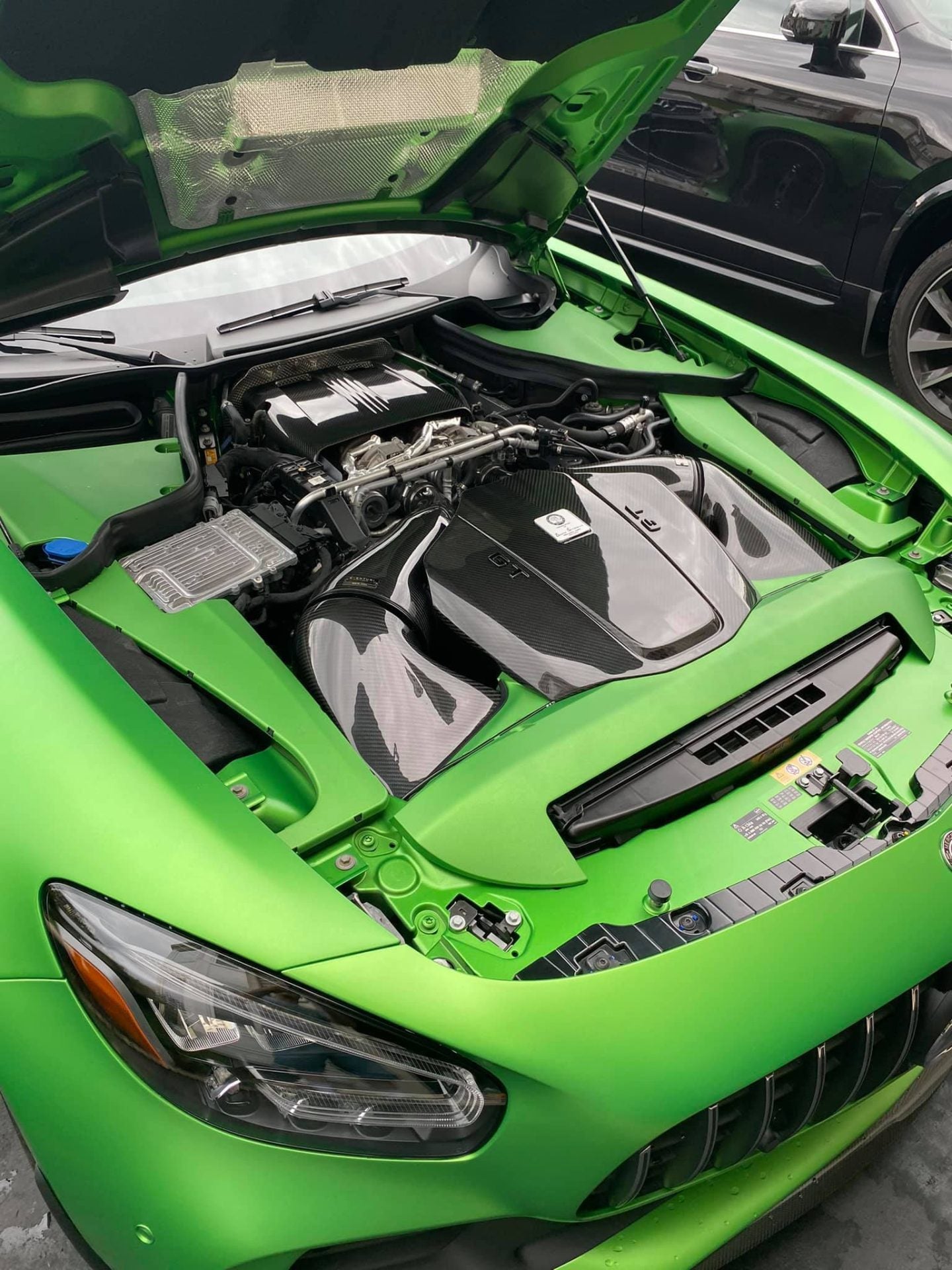 CMST Carbon Fiber Engine Cover for Mercedes Benz AMG GT & GTS & GTC & GTR 2015-ON - Robot Bodykits