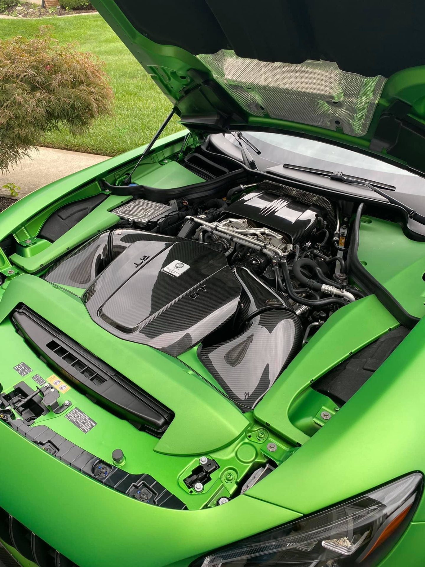 CMST Carbon Fiber Engine Cover for Mercedes Benz AMG GT & GTS & GTC & GTR 2015-ON - Robot Bodykits
