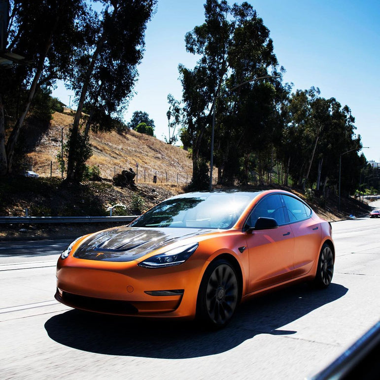 CMST Tuning Carbon Fiber Hood Ver.1 for Tesla Model 3 - Robot Bodykits