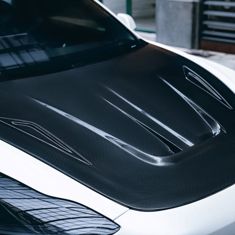 CMST Tuning Carbon Fiber Hood Ver.1 for Tesla Model 3 - Robot Bodykits
