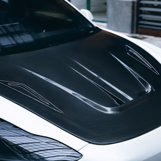 CMST Tuning Carbon Fiber Hood Ver.1 for Tesla Model 3 - Robot Bodykits