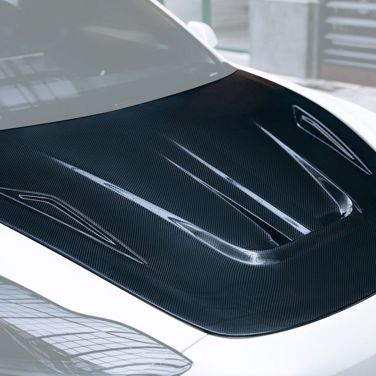 CMST Tuning Carbon Fiber Hood Ver.1 for Tesla Model 3 - Robot Bodykits