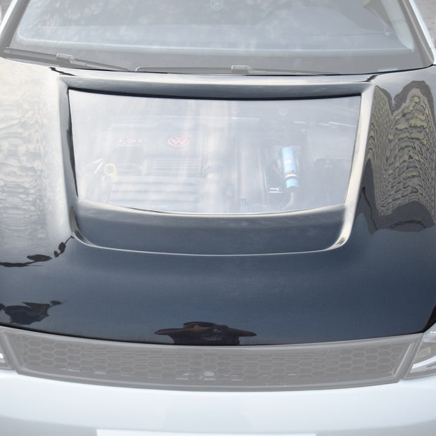 CMST Carbon Fiber PVC Glass Transparent Hood for Volkswagen GTI & Golf R & Golf MK7 MK7.5