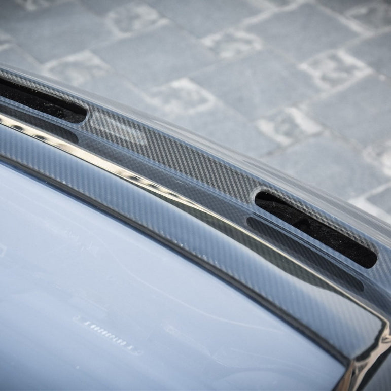 CMST Carbon Fiber PVC Glass Transparent Hood for Volkswagen GTI & Golf R & Golf MK7 MK7.5