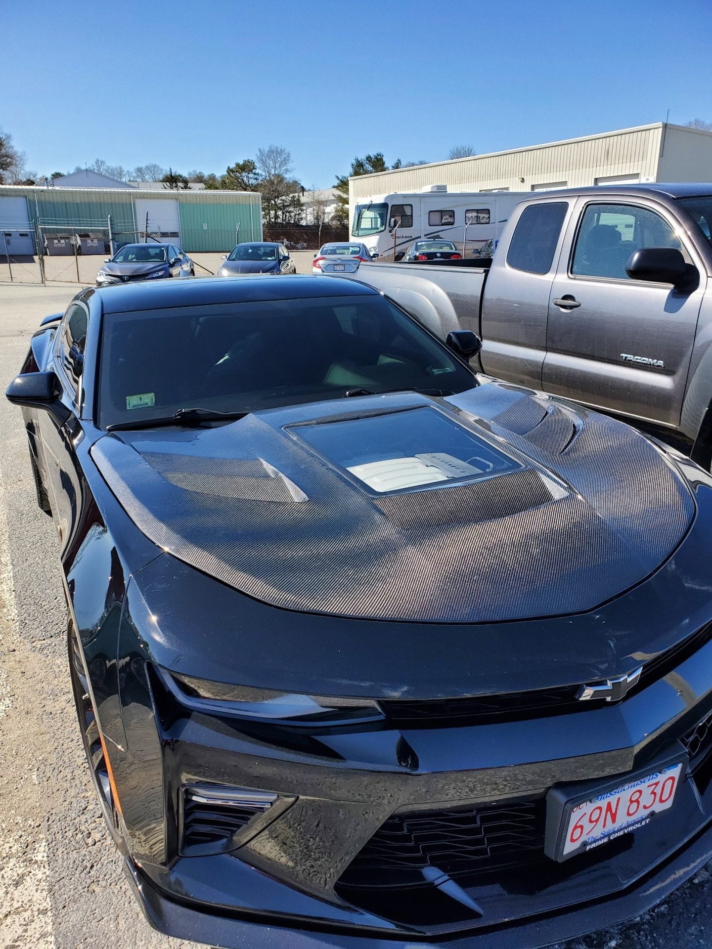 CMST Carbon Fiber Transparent Hood for Chevrolet Camaro 6th Gen 2016-ON - Robot Bodykits