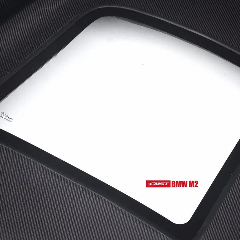 CMST Tuning Carbon Fiber Tempered Glass Transparent Hood For BMW M2 / M2C F87 2 Series F22 2014-ON - Robot Bodykits