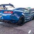 CMST Carbon Fiber Rear Spoiler Wing (7 Pcs) for Chevrolet Camaro 2016-ON - Robot Bodykits