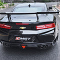 CMST Carbon Fiber Rear Spoiler Wing (7 Pcs) for Chevrolet Camaro 2016-ON - Robot Bodykits