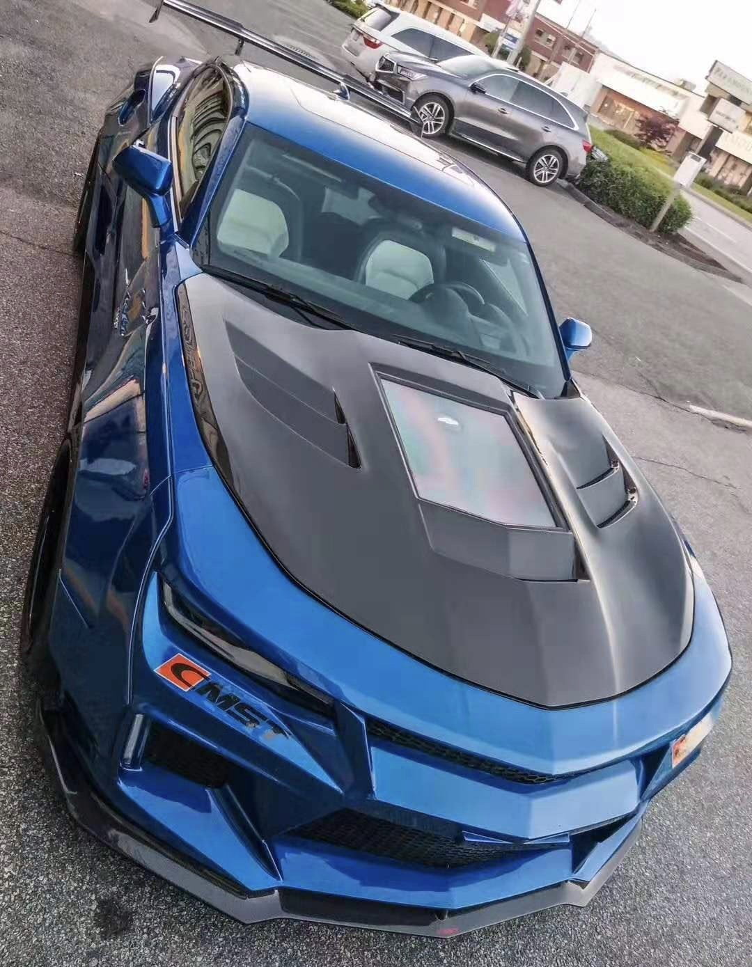 CMST Carbon Fiber Transparent Hood for Chevrolet Camaro 6th Gen 2016-ON - Robot Bodykits