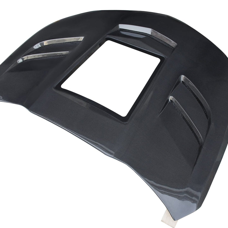 CMST Carbon Fiber Transparent Hood for Chevrolet Camaro 6th Gen 2016-ON - Robot Bodykits