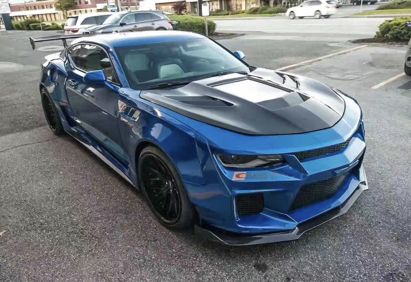 CMST Carbon Fiber Transparent Hood for Chevrolet Camaro 6th Gen 2016-ON - Robot Bodykits
