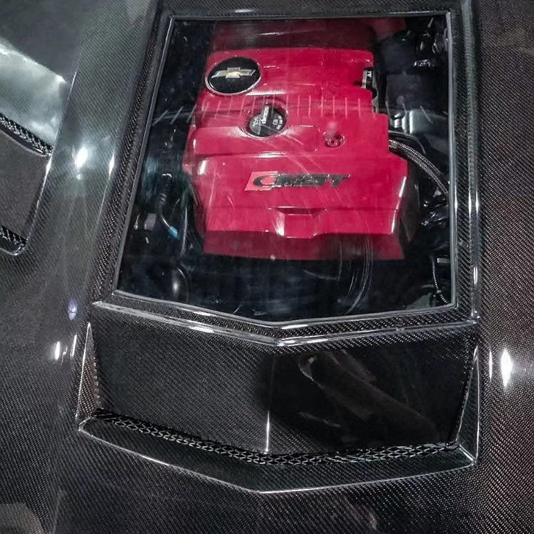 CMST Carbon Fiber Transparent Hood for Chevrolet Camaro 6th Gen 2016-ON - Robot Bodykits