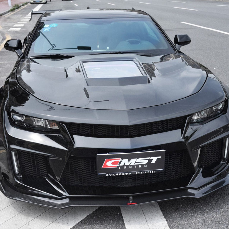 CMST Carbon Fiber Transparent Hood for Chevrolet Camaro 6th Gen 2016-ON - Robot Bodykits