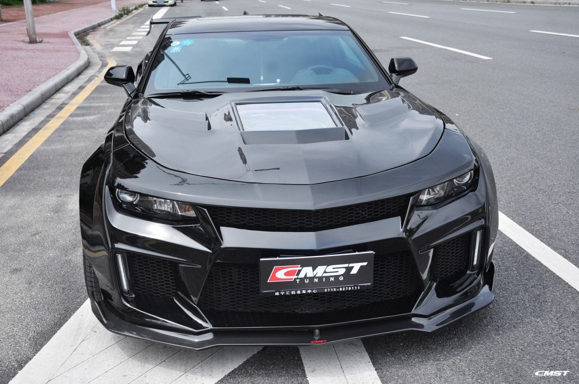 CMST Carbon Fiber Transparent Hood for Chevrolet Camaro 6th Gen 2016-ON - Robot Bodykits