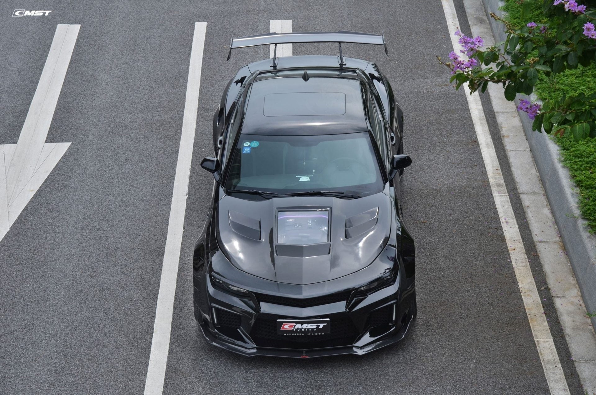 CMST Carbon Fiber Transparent Hood for Chevrolet Camaro 6th Gen 2016-ON - Robot Bodykits