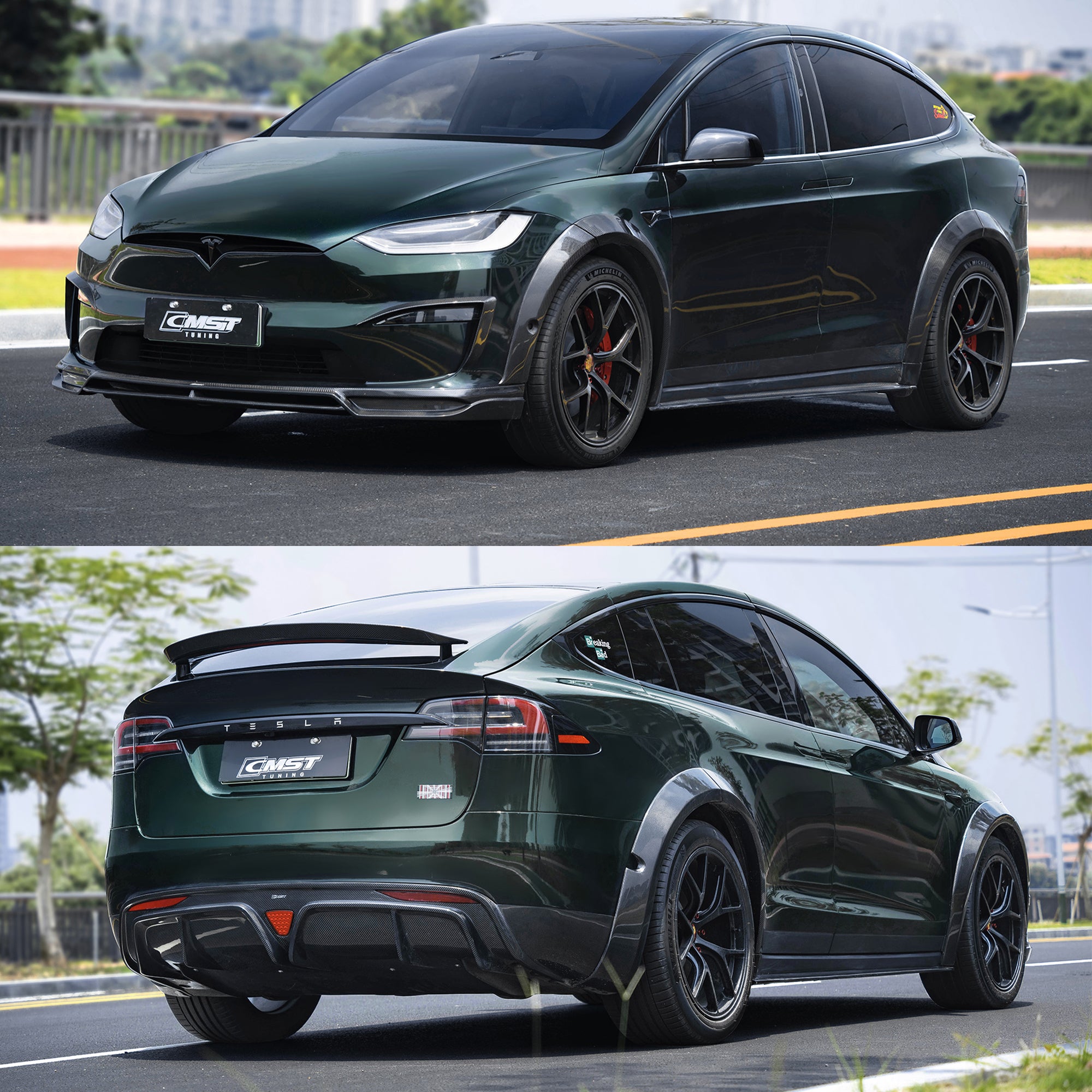 CMST Carbon Fiber Full Body Kit for Tesla Model X Gen 2 2022-2026