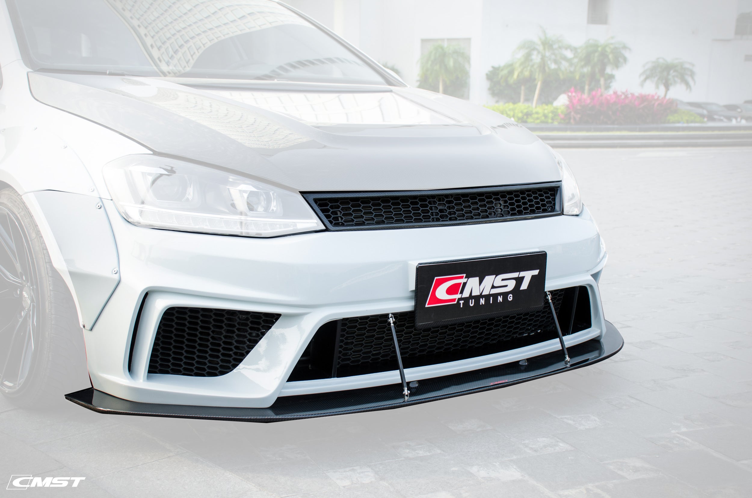 CMST Tuning Front Bumper & Lip & Grill for Volkswagen Golf & GTI & Golf R MK7 - Robot Bodykits