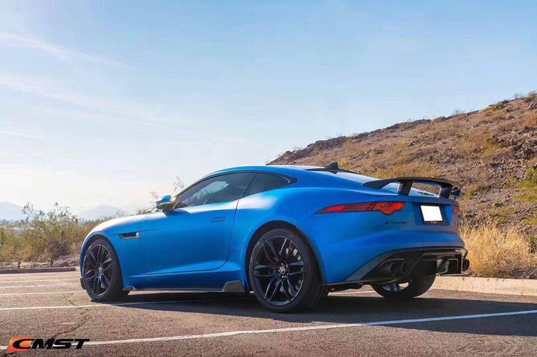 CMST Carbon fiber Rear Spoiler Wing Ver.1 for Jaguar F-Type 2014-ON - Robot Bodykits