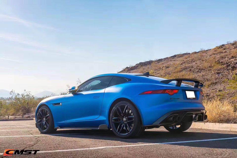 CMST Carbon fiber Rear Spoiler Wing Ver.1 for Jaguar F-Type 2014-ON - Robot Bodykits