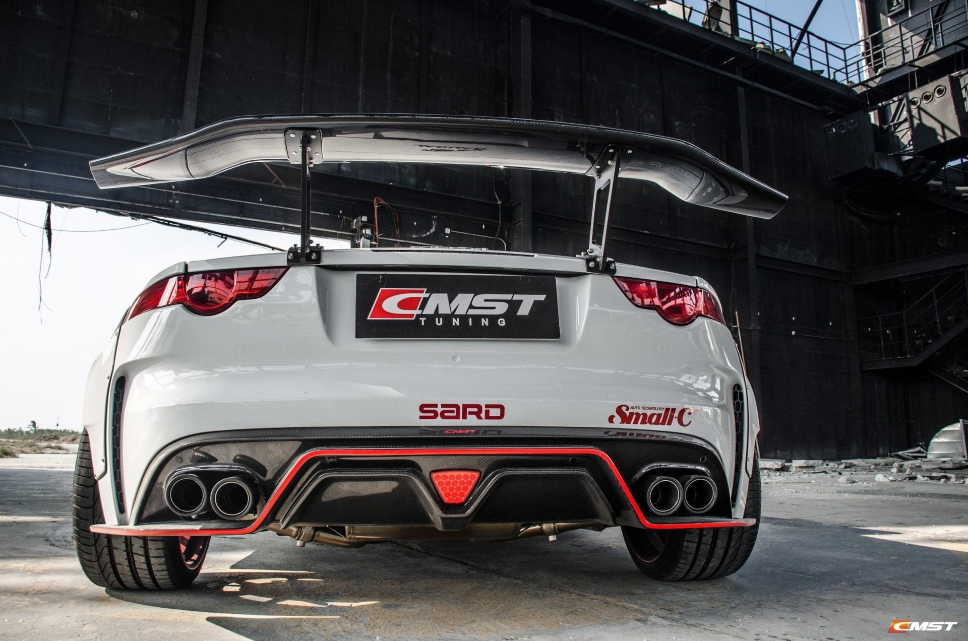 CMST Carbon fiber Rear Spoiler Wing Ver.2 for Jaguar F-Type 20 - Robot Bodykits