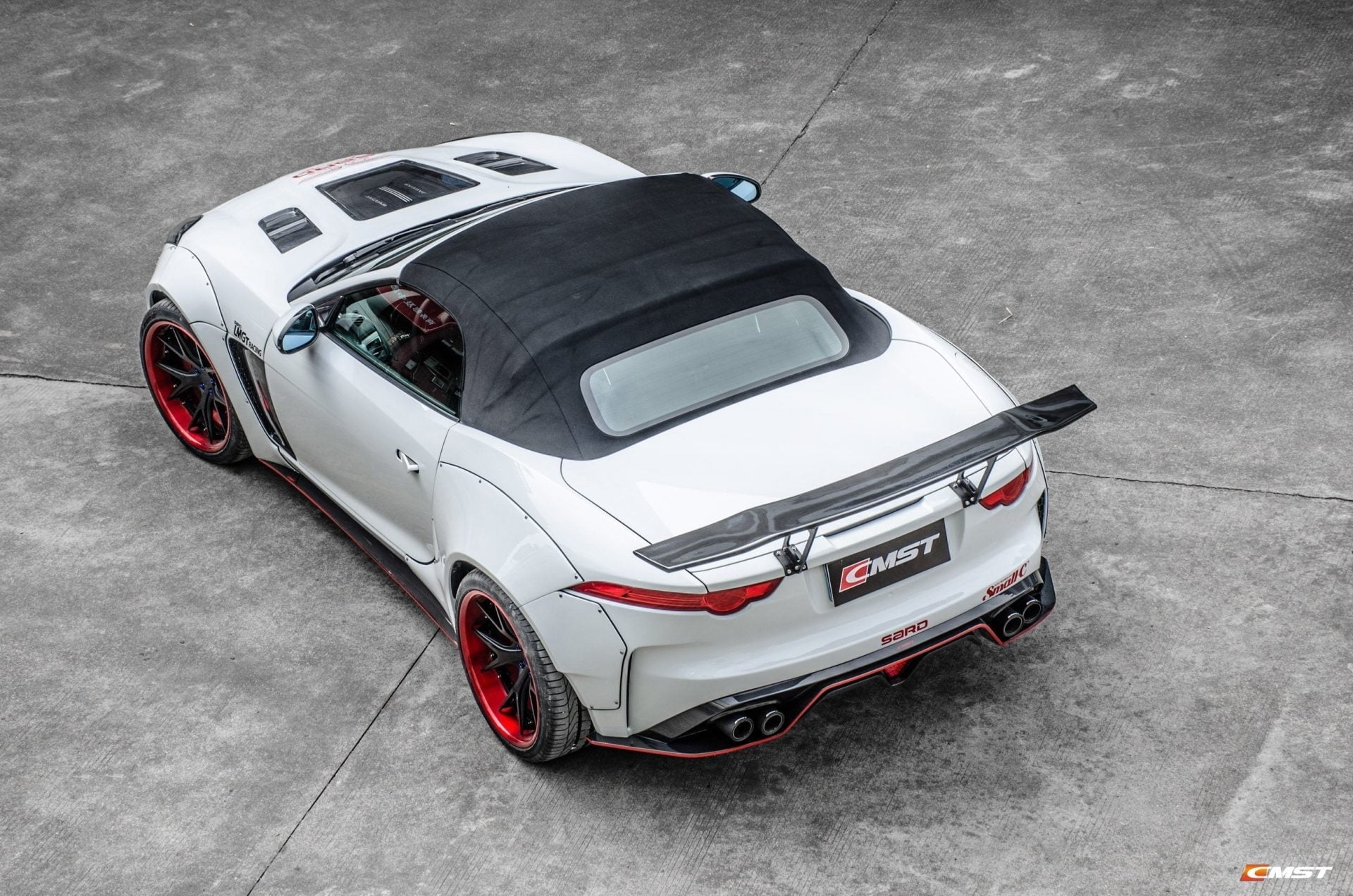 CMST Carbon fiber Rear Spoiler Wing Ver.2 for Jaguar F-Type 20 - Robot Bodykits
