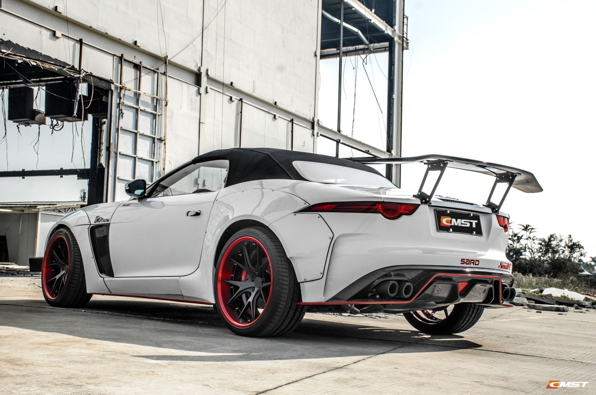 CMST Carbon fiber Rear Spoiler Wing Ver.2 for Jaguar F-Type 20 - Robot Bodykits