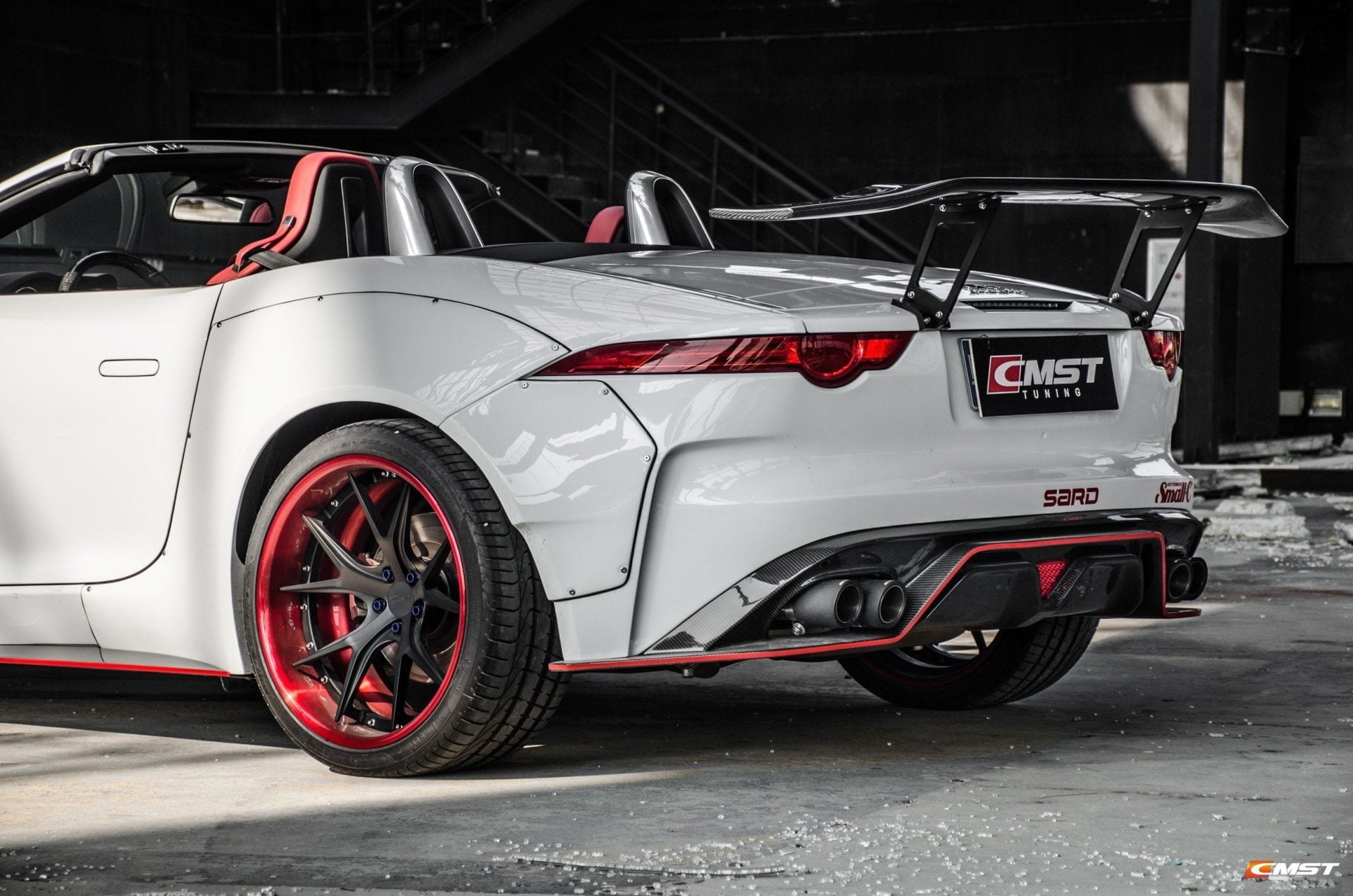 CMST Carbon fiber Rear Spoiler Wing Ver.2 for Jaguar F-Type 20 - Robot Bodykits