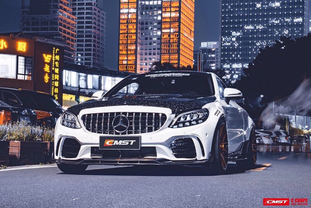 CMST Carbon Fiber Wide Body Kit for Mercedes-Benz C43 C300 C Coupe 2015-ON - Robot Bodykits