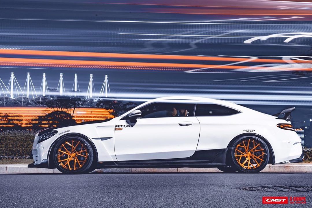 CMST Carbon Fiber Wide Body Kit for Mercedes-Benz C43 C300 C Coupe 2015-ON - Robot Bodykits