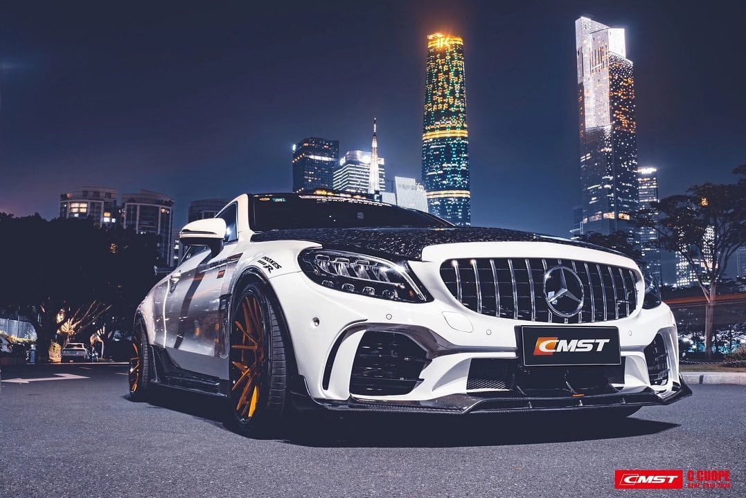 CMST Carbon Fiber Wide Body Kit for Mercedes-Benz C43 C300 C Coupe 2015-ON - Robot Bodykits