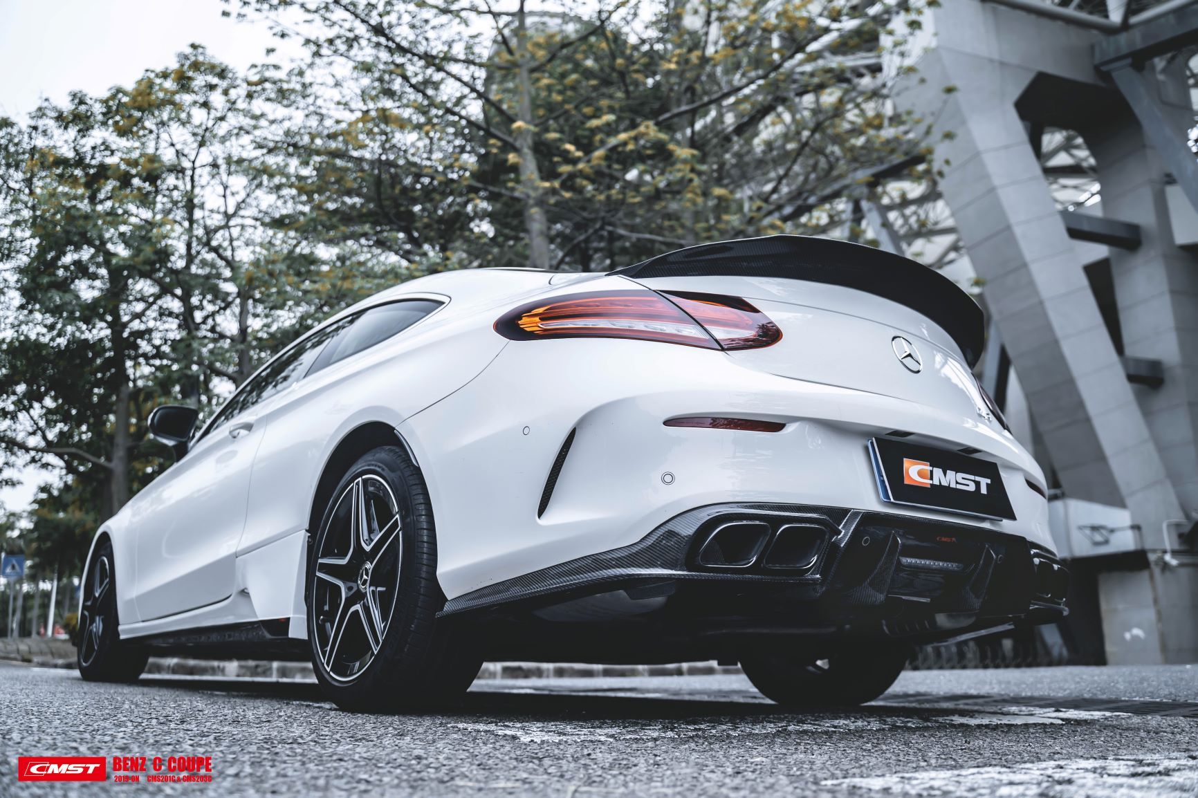 CMST Carbon Fiber Full Body Kit for Mercedes Benz C Coupe AMG Sport Package W205 (2019-ON) - Robot Bodykits