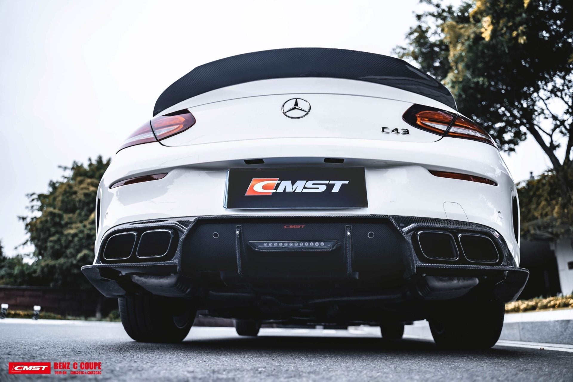 CMST Carbon Fiber Full Body Kit for Mercedes Benz C Coupe AMG Sport Package W205 (2019-ON) - Robot Bodykits