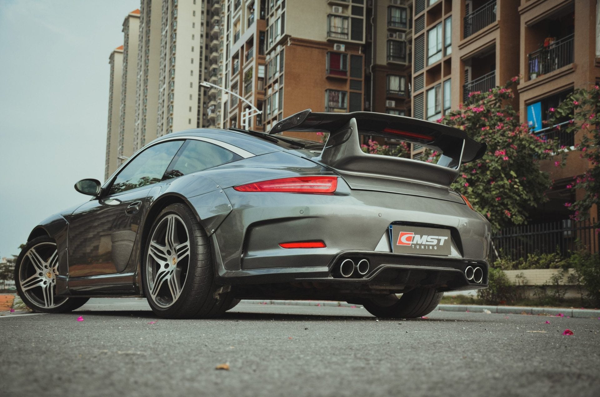 CMST Carbon Fiber Trunk Lid with Rear Spoiler for Porsche 2006-2011 (911) 997 Upgrade to GT3 - Robot Bodykits