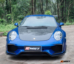 CMST Carbon Fiber Hood Classic Style for Porsche 911 991.1 991.2 Turbo GT3 718 Cayman Boxster