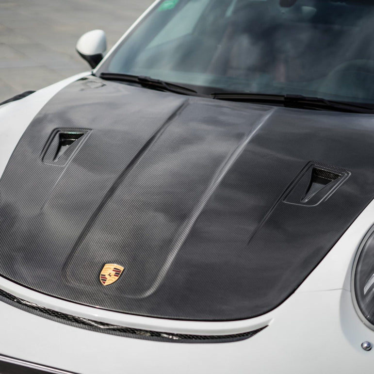 CMST Carbon Fiber GT2RS Style Hood For Porsche 911 991.1 991.2 Turbo GT3 GT3RS 718 Cayman Boxster - Robot Bodykits