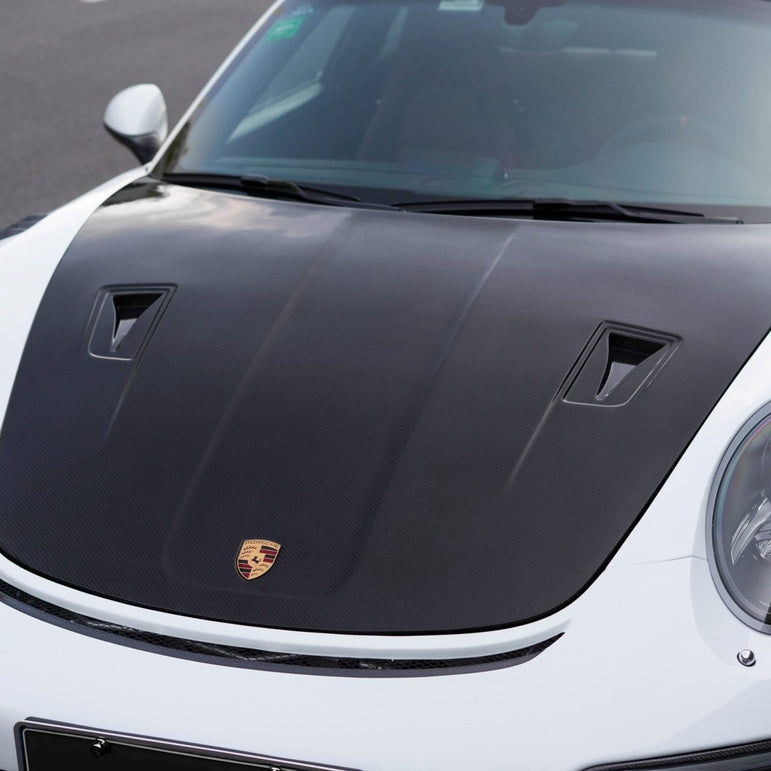 CMST Carbon Fiber GT2RS Style Hood For Porsche 911 991.1 991.2 Turbo GT3 GT3RS 718 Cayman Boxster - Robot Bodykits