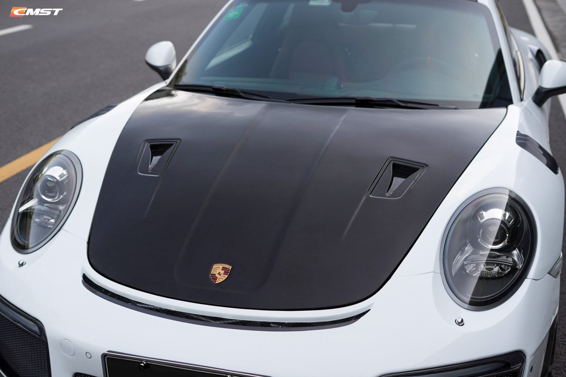 CMST Carbon Fiber GT2RS Style Hood For Porsche 911 991.1 991.2 Turbo GT3 GT3RS 718 Cayman Boxster - Robot Bodykits